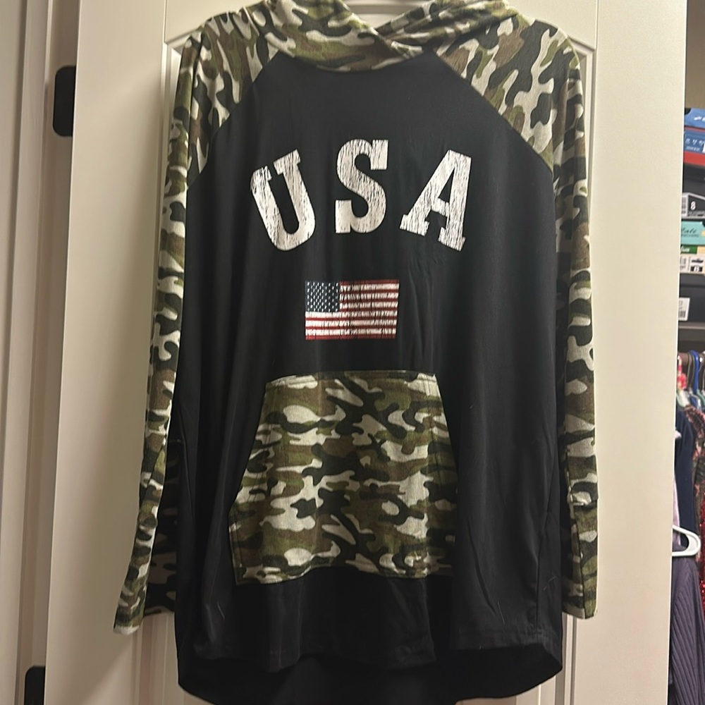 LulaRoe camo USA Amber